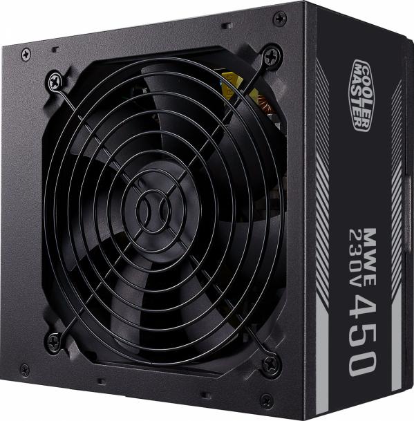 Блок питания Cooler Master ATX 450W MWE White V2 80+ (24+4+4pin) 120mm fan 6xSATA RTL