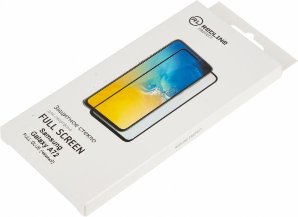 Защитное стекло для экрана Redline прозрачный для Samsung Galaxy A72 1шт. (УТ000023922)