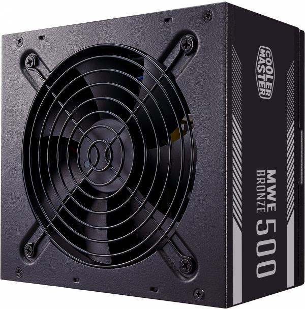 Блок питания Cooler Master ATX 500W MWE 500 Bronze V2 80+ bronze (24+4+4pin) APFC 120mm fan 6xSATA RTL