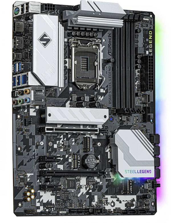 Материнская плата Asrock B560 STEEL LEGEND Soc-1200 Intel B560 4xDDR4 ATX AC`97 8ch(7.1) 2.5Gg+HDMI+DP