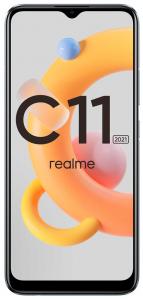 Смартфон Realme C11 2021 32Gb 2Gb серый моноблок 3G 4G 2Sim 6.5" 720x1600 Android 11 8Mpix 802.11 b/g/n NFC GPS GSM900/1800 GSM1900 MP3 FM A-GPS microSD max256Gb