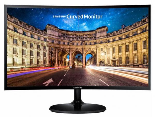 Монитор Samsung 23.5" C24F390FHI черный VA LED 4ms 16:9 HDMI матовая 250cd 178гр/178гр 1920x1080 D-Sub FHD 3.3кг