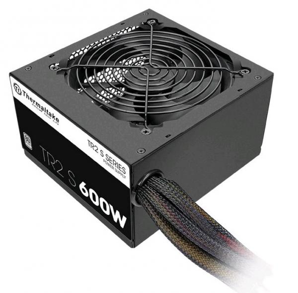 Блок питания Thermaltake ATX 600W TR2 S 80+ (24+4+4pin) APFC 120mm fan 5xSATA RTL