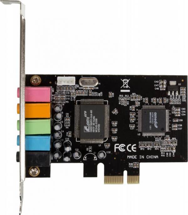 Звуковая карта PCI-E 8738 (C-Media CMI8738 (LX/SX) 5.1 bulk