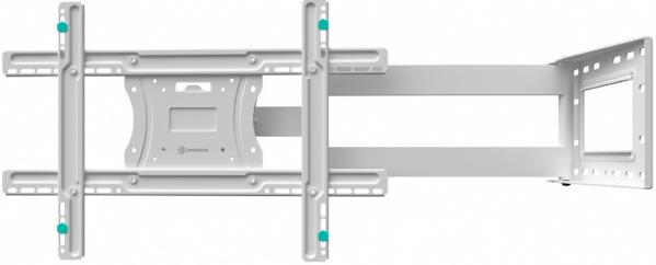 Кронштейн ONKRON / ONKRON ONKRON M7LW / Кронштейн ONKRON/ 40-75" макс 400600 наклон -5°/+15° поворот ±180° Макс нагрузка 68,2кг, от стены 110-711мм, белый