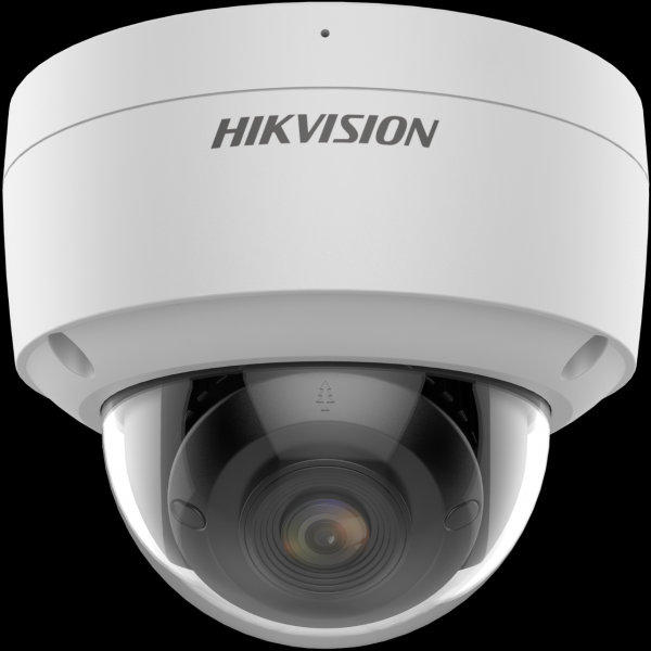 2Мп уличная купольная IP-камера / Hikvision DS-2CD2127G2-SU(C)(2.8mm) / 2Мп уличная купольная IP-камера, технология AcuSense, 1/2.8, объектив 2.8мм, угол 107°, 0.0005лк@F1.0, H.265/H.265+/H.264/H.264+/MJPEG, 3 потока, 1920х1080@25к/с, WDR 120дБ, 3D DNR, BLC, ROI, слот microSD до 256Гб, встроенный микрофон, аудио 1/1, трев 1/1, 1 RJ45, DC12В%/PoE, 6.5Вт, -40...+60C, IP67, IK10