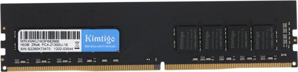 Память DDR4 16Gb 2666MHz Kimtigo KMKU16GF682666 RTL PC4-21300 CL19 DIMM 288-pin 1.2В single rank