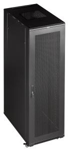 Шкаф коммутационный Lanmaster Business (TWT-CBB-22U-6X10-P1) напольный 22U 600x1000мм пер.дв.перфор. задн.дв.перфор.2-хст. 2 бок.пан. 800кг черный IP20