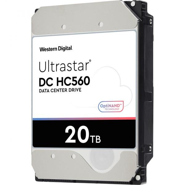 Жесткий диск / WD WUH722020ALE6L4 / HDD WD SATA Server 20Tb Ultrastar DC HC560 7200 6Gb/s 512MB 0F38755 1 year ocs