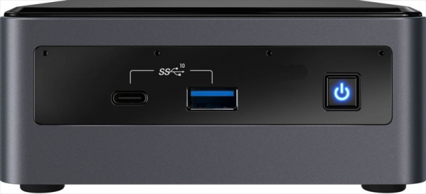 Intel NUC 10: Intel Core i5-10210U, VGA Intel UHD Graphics, 4xUSB3.1, 1x m.2 SSD, 1x2.5HDD,VESA, (БЕЗ ШНУРА) no codec