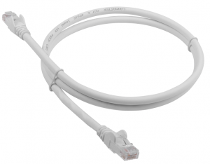 Патч-корд LANMASTER LSZH UTP кат.6, 5.0 м, белый