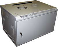Шкаф настенный 2, 15U 600x600, дверь металл