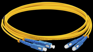 Патч-корд оптический LANMASTER, LSZH, дуплексный, SC/UPC-SC/UPC, SM OS2, 5.0 м