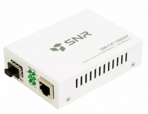 SNR Медиаконвертер 10/100/1000-Base-T / 100/1000Base-FX с SFP-портом
