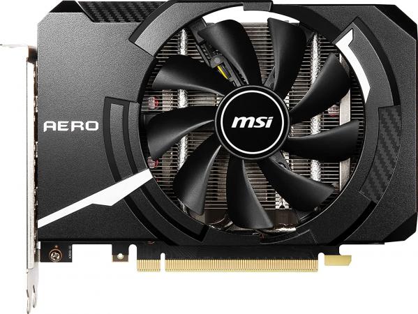 Видеокарта MSI PCI-E 4.0 RTX 3050 AERO ITX 8G OC NVIDIA GeForce RTX 3050 8192Mb 128 GDDR6 1807/14000 HDMIx1 DPx3 HDCP Ret