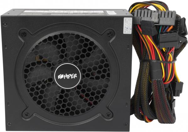 Блок питания Hiper ATX 650W HPB-650D 80+ bronze (24+4+4pin) APFC 120mm fan 6xSATA