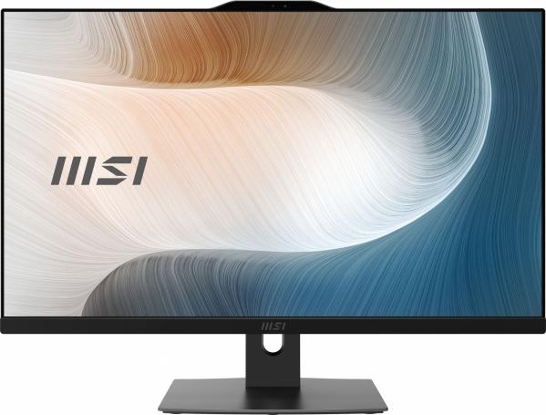 Моноблок MSI Modern AM272P 12M-233XRU 27" Full HD i5 1240P (1.7) 8Gb SSD512Gb noOS GbitEth WiFi BT 120W Cam черный 1920x1080