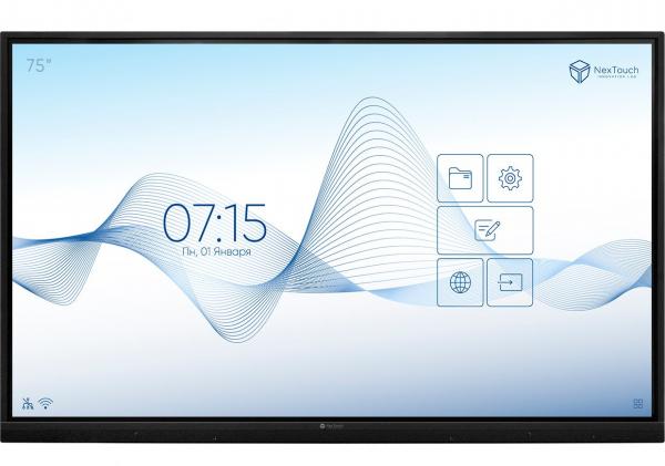 Интерактивная панель NexTouch Nextpanel 75S KR 203 AA- W0 IFCKR2INT75 75" IR Android 8.0 Intel Core i5 DDR4 8Gb SSD 128Gb 560132021, 28.12.2022 4K (3840x2160) WiFi