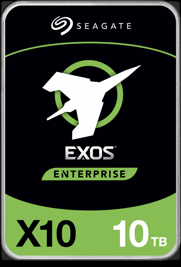 Жесткий диск / Seagate Exos X10 ST10000NM0096 / Жесткий диск/ HDD Seagate SAS 10Tb Enterprise Capacity 12Gb/s 256Mb