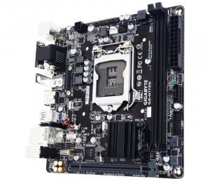 Материнская плата Gigabyte GA-H110N Soc-1151 Intel H110 2xDDR4 mini-ITX AC`97 8ch(7.1) GbLAN+VGA+DVI+HDMI