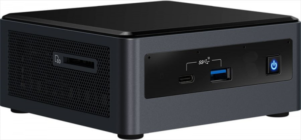 Intel NUC 10: Intel Core i7-10710U, VGA Intel UHD Graphics, 4xUSB3.1, 1x m.2 SSD, 1x2.5HDD, no codec (ШНУР USA)