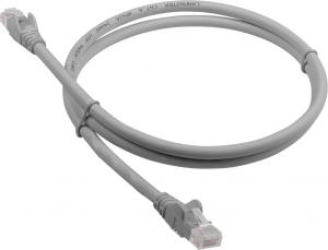 Патч-корд Lanmaster LAN-PC45/U6-1.0-GY UTP вилка RJ-45-вилка RJ-45 кат.6 1м серый LSZH (уп.:1шт)