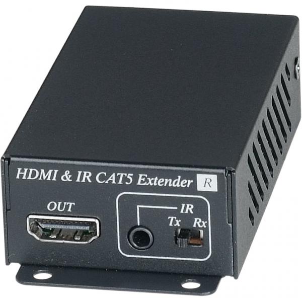 Приёмник / SCT HE02EIR / SCT HE02EIR Приёмник HDMI сигнала и сигнала ИК по одному кабелю витой пары CAT6 до 70м (CAT5e до 60м).