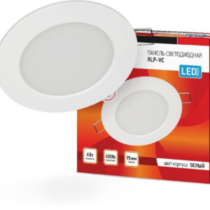 Панель светодиод. Inhome RLP-VC 6Вт 4000K белый опал