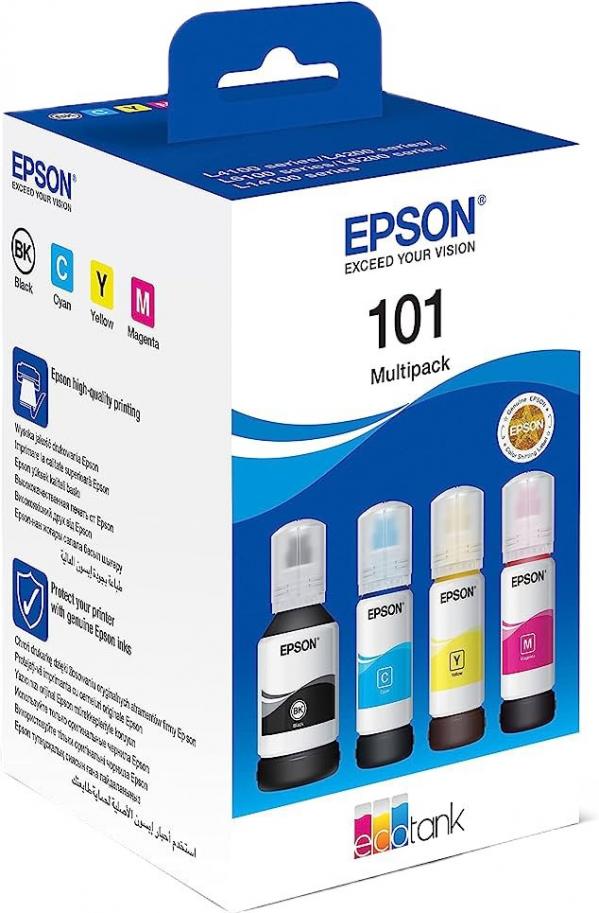 Набор чернил / Epson C13T03V64A / Набор чернил/ Epson 101 EcoTank 4-colour Multipack