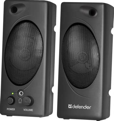 Defender Акустическая 2.0 система Stentor черный, 6 Вт, питание от USB / Defender 77600 / Defender Акустическая 2.0 система Stentor черный, 6 Вт, питание от USB