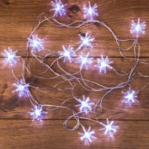 Гирлянда Neon-Night Home Снежинки нить снежинки 20лам. дл.2.8м (303-036)