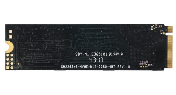 Твердотельный накопитель / SHENZHEN KINGSPEC ELECTRONICS TECHNOLOGY CO LTD NE-512 2280 / Kingspec SSD NE-512 2280, 512GB, M.2(22x80mm), NVMe, PCIe 3.0 x4, R/W 2400/1700MB/s, IOPs н.д./н.д., TBW 400, DWPD 0.69 (3 года)