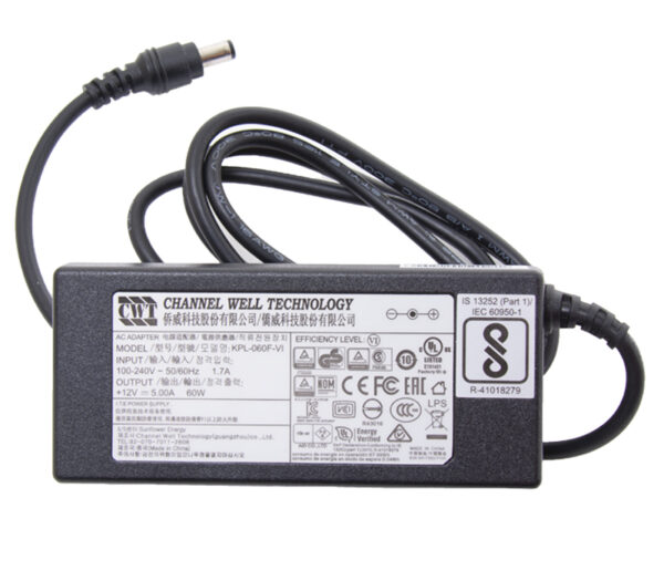 Блок питания AC: 100-240V, 50/60Hz, 1,7A, DC: 12V-5A, 60W для POScenter POS200 & POS90 & POS90ES & POS90NS(TWP04)