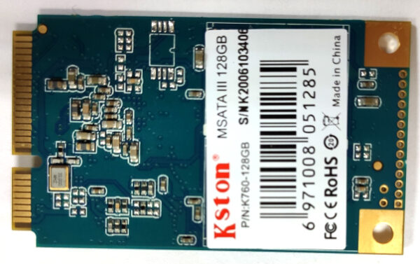 Модуль памяти SSD MSATA III 128GB (Kston) или аналог для Poscenter BOX PC4