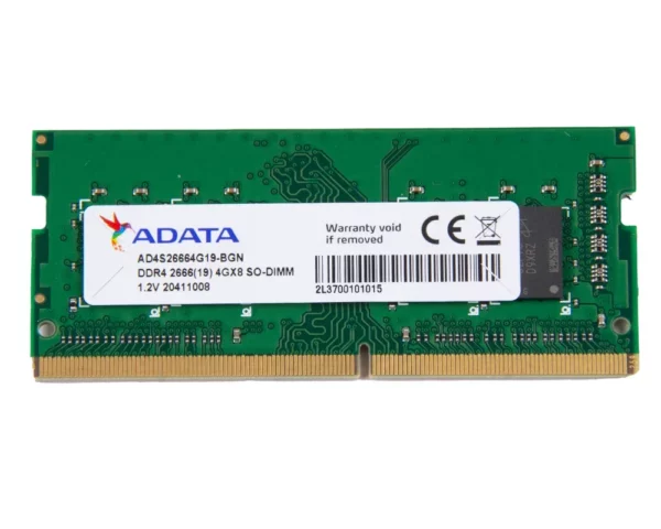 Модуль оперативной памяти 4G-ADATA DDR4 1.2V 2666 для Z1 / JAM J4125 (AD4S2666W4G19-B)