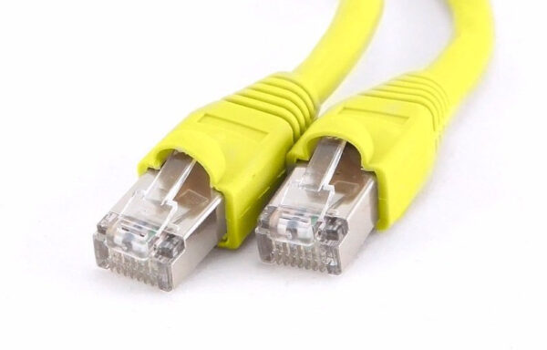 Патч-корд PP6-5M/Y-O 10000G FTP 4 пары cat6 CCA molded 5м желтый RJ-45 (m)-RJ-45 (m)