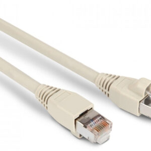 Патч-корд Hyperline PC-LPM-STP-RJ45-RJ45-C6a-3M-LSZH-GY PC-LPM-STP-RJ45-RJ45-C6A-3M U/FTP вилка RJ-45-вилка RJ-45 кат.6А 3м серый LSZH (уп.:1шт) 26AWG