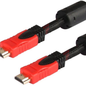 Кабель соединительный аудио-видео Premier 5-813R HDMI (m)/HDMI (m) 3м. феррит.кольца черный/красный (5-813R 3.0)