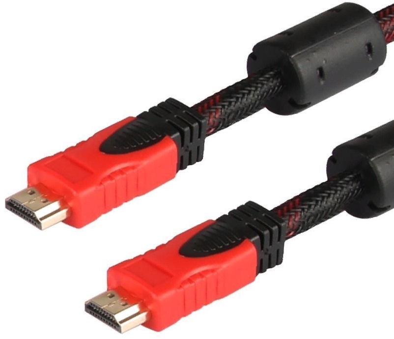 Кабель соединительный аудио-видео Premier 5-813R HDMI (m)/HDMI (m) 3м. феррит.кольца черный/красный (5-813R 3.0)
