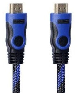 Кабель соединительный аудио-видео Premier 5-813BL HDMI (m)/HDMI (m) 1.5м. феррит.кольца черный/синий (5-813BL 1.5)