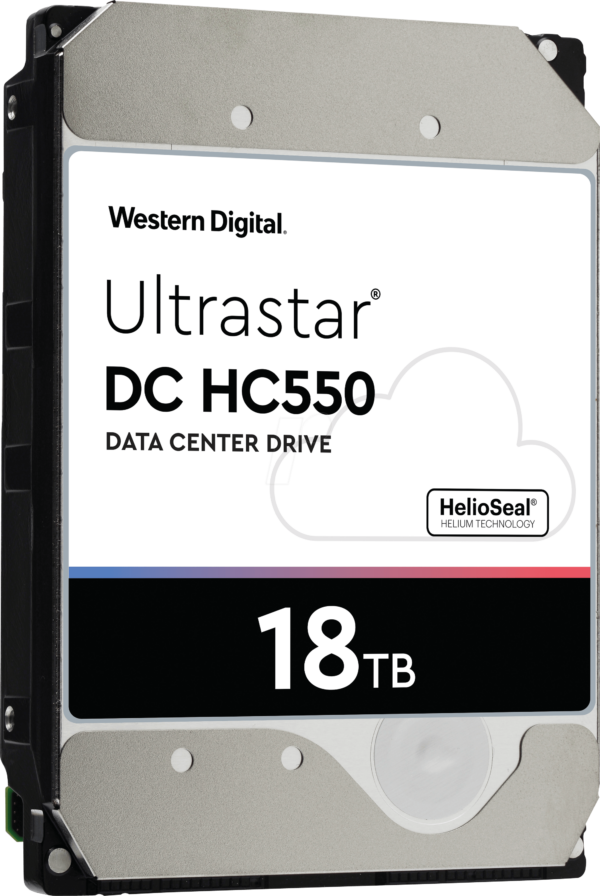 Жесткий диск / WD WUH721818ALN604 / Жесткий диск/ HDD WD/HGST SATA Server 18Tb Ultrastar DC HC550 7200 6Gb/s 512MB (replacement WUH721818ALE6L4, MG09ACA18TE) 1 year warranty