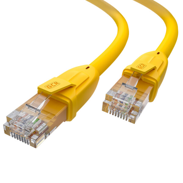 GCR Патч-корд прямой 0.3m UTP кат.6, желтый, 24 AWG, литой, ethernet high speed, RJ45, T568B, GCR-52366 / Greenconnect GCR-52366 / GCR Патч-корд прямой 0.3m UTP кат.6, желтый, 24 AWG, литой, ethernet high speed, RJ45, T568B, GCR-52366