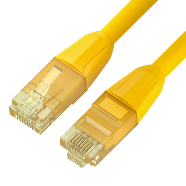 GCR Патч-корд прямой 0.3m LSZH UTP кат.6, желтый, 24 AWG, литой без фиксатора, ethernet high speed, RJ45, T568B, GCR-53026 / Greenconnect GCR-53026 / GCR Патч-корд прямой 0.3m LSZH UTP кат.6, желтый, 24 AWG, литой без фиксатора, ethernet high speed, RJ45, T568B, GCR-53026