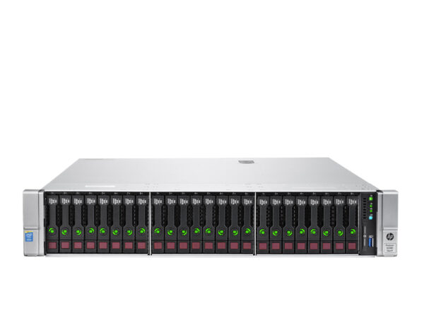 HP ProLiant DL380 Gen9 26xSFF / 2 x E5-2697 v3 / 16 x 32GB 2133P / P440ar 2GB + SAS Expander / 2 x 800W