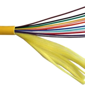 Кабель распределительный Lanmaster LAN-OFC-DI24-S2-LS 24x 9/125 OS1/OS2 внутренний LSZH 1м желтый