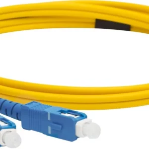 Патч-корд Lanmaster LAN-2LC-2SC/SU-5.0 1.2x9/125 OS2 LC дуплекс-SC дуплекс 5м LSZH желтый