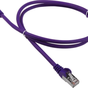 Патч-корд Lanmaster LAN-PC45/U5E-2.0-VI UTP RJ-45 вил.-вилка RJ-45 кат.5E 2м фиолетовый LSZH (уп.:1шт)