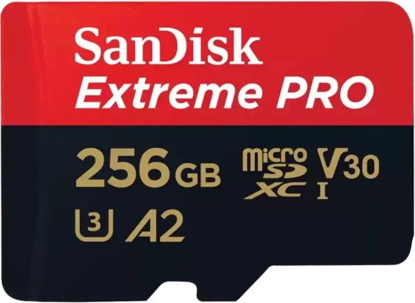 Флеш карта microSDXC 256GB Sandisk SDSQXCD-256G-GN6MA Extreme Pro + adapter