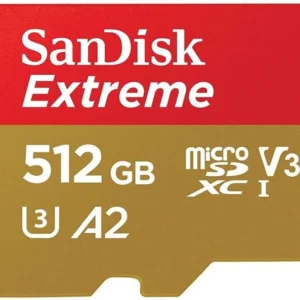 Флеш карта microSDXC 512GB Sandisk SDSQXAV-512G-GN6MN Extreme A2 + adapter