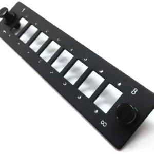 Панель Hyperline FO-FP-W140H42-8SC/DLC-BK шир.130мм выс.30мм (упак.:1шт)